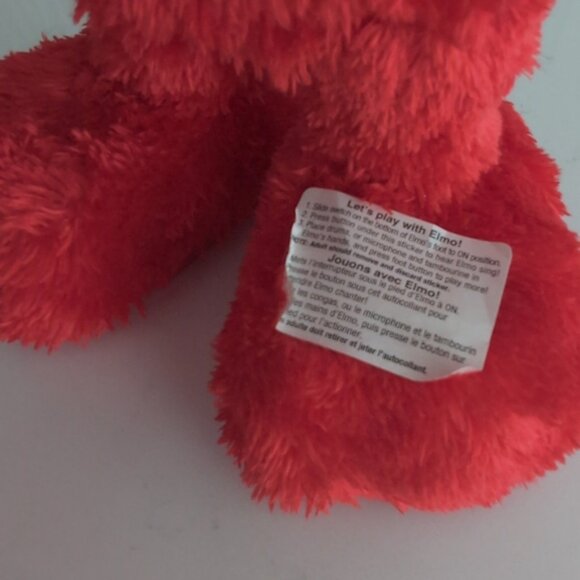 Lets Rock Elmo Hasbro Sesame Street 15" Talking Singing Dancing Doll Y2k - Picture 4 of 7